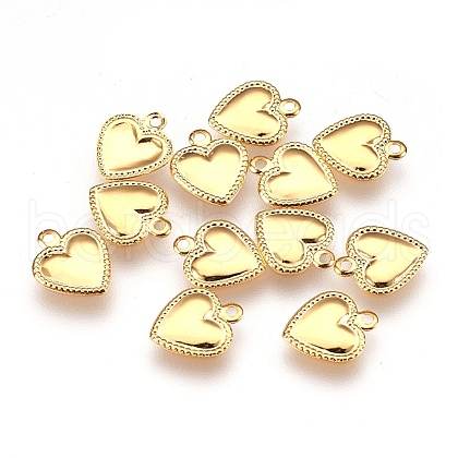Ion Plating(IP) 304 Stainless Steel Charms STAS-G176-36G-A-1