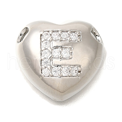 Rack Plating Brass Micro Pave Cubic Zirconia Pendants KK-I722-04P-E-1