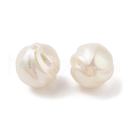 Plated UV ABS Plastic Beads OACR-B026-05-1