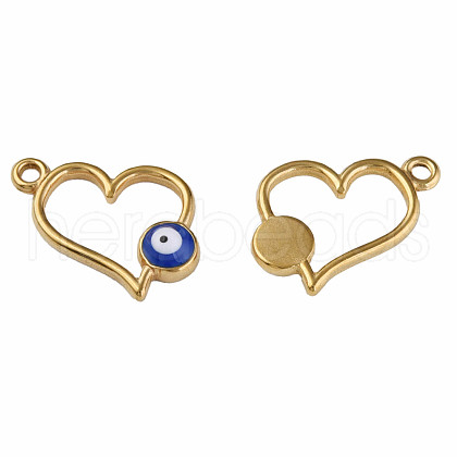 201 Stainless Steel Enamel Pendants STAS-N087-54-03G-1