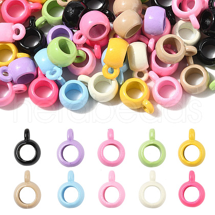60Pcs 10 Colors Alloy Tube Bails FIND-CJ0003-37-1