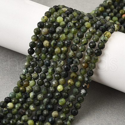 Natural Canadian Jade Beads Strands G-G259-D01-4mm-1