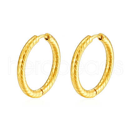 Stylish Stainless Steel Hoop Earrings RV4103-11-1