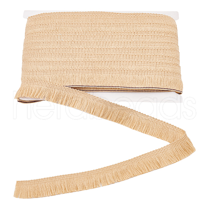 25M Polyester Tassel Lace Ribbon OCOR-WH0082-192A-1