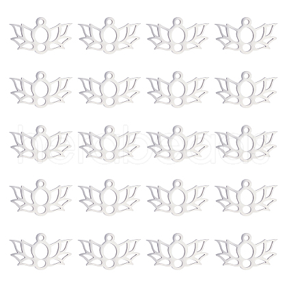 Unicraftale 20Pcs 201 Stainless Steel Pendants STAS-UN0040-68-1