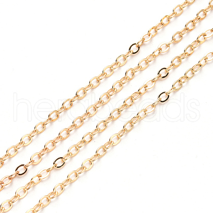 3.28 Feet Brass Cable Chains X-CHC-T008-06B-KC-1