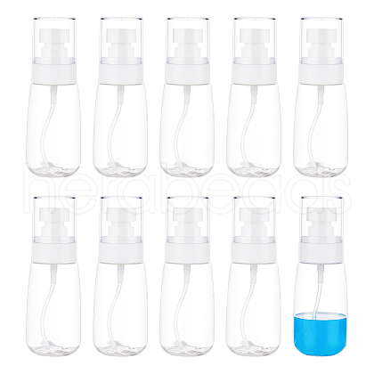 Plastic Empty Refillable Spray Bottle AJEW-WH0347-68-1