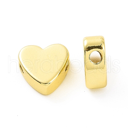 Rack Plating Brass Beads KK-C008-01G-1