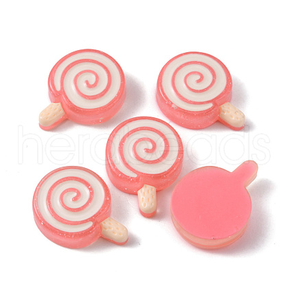 Resin Cabochons RESI-WH0035-07I-1
