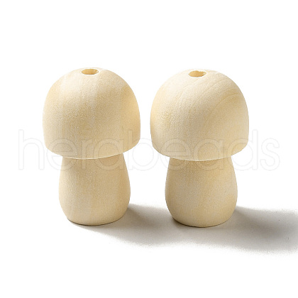 Natural Wood Beads WOOD-Q048-02C-1