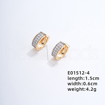 Brass Hoop Earrings WV4993-4-1