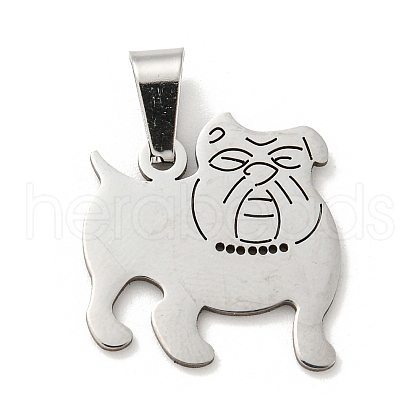 Non-Tarnish 304 Stainless Steel Pendants STAS-NH0001-01B-P-1