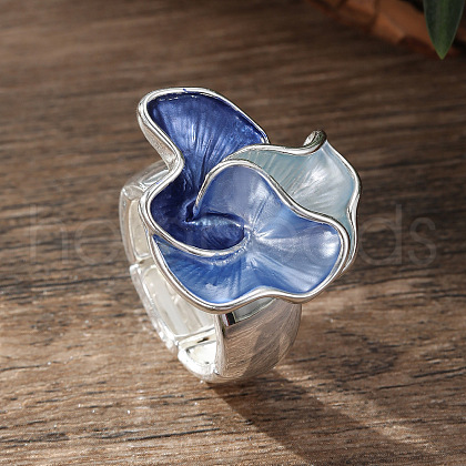 Zinc Alloy & Enamel Finger Rings for Women FS-WG84CD9-01-1