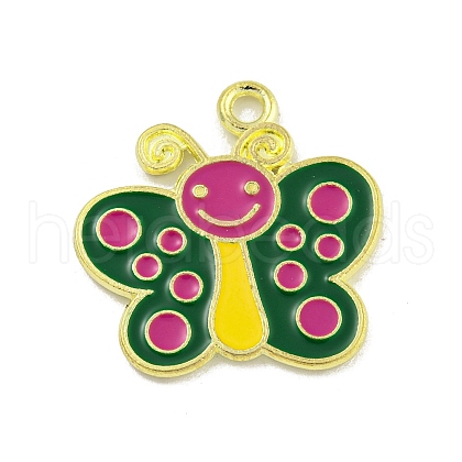 Alloy Enamel Pendants ENAM-Z015-05G-03-1