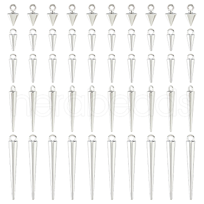 DICOSMETIC 70Pcs 5 Styles Zinc Alloy Pendants FIND-DC0006-42-1