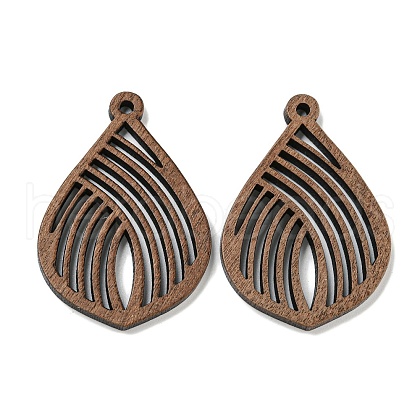 Walnut Wooden Pendants FIND-B042-21F-1