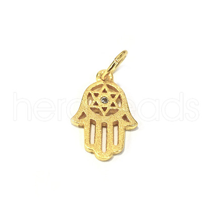 Brass Charms KK-G259-02-NR-1