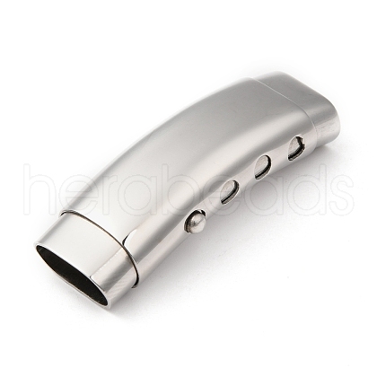Non-Tarnish 304 Stainless Steel Screw Clasps STAS-P255-12P-1