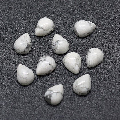 Natural Howlite Cabochons X-G-O175-22-26-1