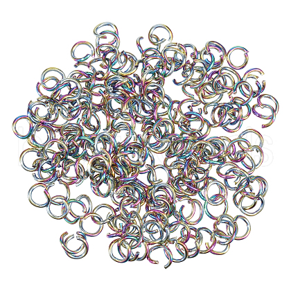 CHGCRAFT Ion Plating(IP) 304 Stainless Steel Open Jump Rings STAS-CA0002-21B-1