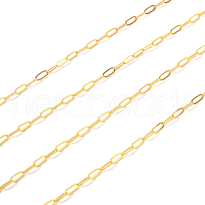 Brass Paperclip Chains CHC-R134-G-1