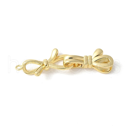 Brass Fold Over Clasps KK-M320-04G-1