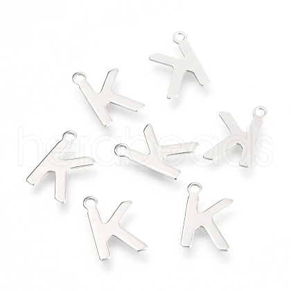 201 Stainless Steel Charms X-STAS-C021-06P-K-1