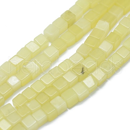 Natural Lemon Jade Beads Strands G-F631-C19-1
