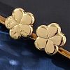 Flower 304 Stainless Steel Stud Earrings for Women EJEW-A125-73G-3