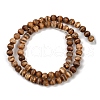Natural Tibetan Style dZi Beads Strands G-P229-A-07J-6mm-6