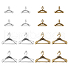 HOBBIESAY 80Pcs 4 Colors Tibetan Style Alloy Pendants FIND-HY0002-18-1