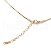 Clear Cubic Zirconia Religion Pendant Necklace NJEW-F307-01D-4