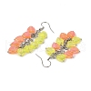 Heart Transparent Acrylic Dangle Earrings EJEW-JE06365-04-3