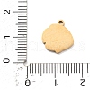 304 Stainless Steel Enamel Charms STAS-R169-04B-G-3