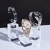 Olycraft Transparent Plastic Wrist Watch Display Holder ODIS-OC0001-40-6