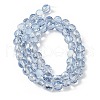 Electroplate Glass Beads Strands EGLA-L045-G-PL03-2
