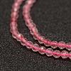 Natural Strawberry Quartz Beads Strands G-K182-2mm-06-3