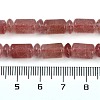 Natural Strawberry Quartz Beads Strands G-M420-C04-02-5