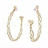Stud Earrings EJEW-JE03882-2
