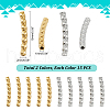 Unicraftale 30Pcs 2 Colors 304 Stainless Steel Tube Beads STAS-UN0054-16-3