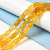 Natural Dyed White Jade Beads Strands G-M402-A01-02-2