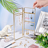 Iron Jewelry Display Folding Screen Stands with 2 Folding Panels EDIS-WH0029-83B-3