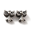316 Surgical Stainless Steel European Beads STAS-A060-14AS-1