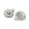 Brass Micro Pave Cubic Zirconia Pendants KK-D373-05P-2