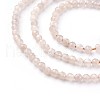 Natural Peach Moonstone Beads Strands X-G-F619-19A-2mm-2