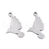 Non-Tarnish 201 Stainless Steel Pendants STAS-S081-028-1