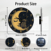 MDF Printed Wall Clock HJEW-WH0058-029-2