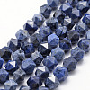 Natural Dumortierite Quartz Beads Strands G-F523-17-6mm-1