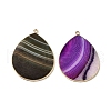 Natural Agate Pendants G-E526-01-M-2