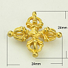Brass Buddhist Pendants KK-K053-G-1